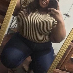 Forever 21 Plus Size Stripped T Shirt